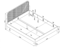 maten olive bed 160x200