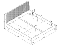 maten olive bed 180x200