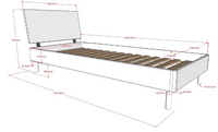 maten beuken bed forrest
