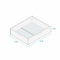 Nova 3 persoons Triplo stapelbed 90x200 / 140x200 grenen wit