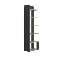 Nael boekenkast eiken / zwart 