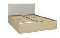 Gami Auriol opberg bed 160x200  gerookt eiken
