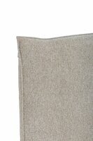 detail gestoffeerd hoofdbord 