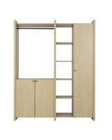 Galys kleding kast gerookt eiken look