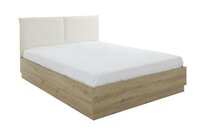 Tidy opberg bed met hoofdbord 160x200 eiken decor