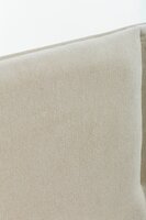 naturel stof hoofbord easy-clean