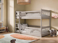Brindisi stapelbed 90x200 cashmere massief grenen