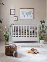 Vintage meegroei ledikant 70x140 cashmere