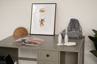 Vintage bureau 3 laden eucalyptus