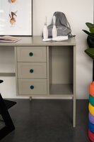 Vintage bureau 3 laden eucalyptus