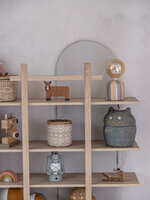 Bloom boekenkast smal eiken cashmere