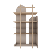 Bloom boekenkast smal eiken cashmere