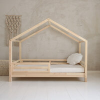 Basic Fello Montessori huis bed 70x160 onbehandeld hout
