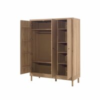 inhoud kast let op voorbeeld in eiken, u krijgt alles in wit.