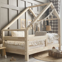 Coco bedhuisje 1/2 uitval en poten 10 cm 