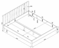 maten spindle 180x200 bed