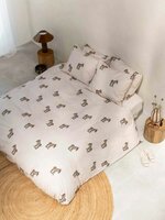 Snurk dekbedovertrek Donkeys 1 persoons 140x200/220