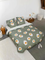 Snurk dekbedovertrek Eggs 1 persoons 140x200/220