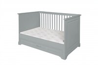 Novelies Melody meegroei ledikant 70x140 met lade grijs