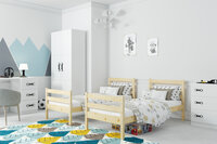 deelbaar tot 2 enkel bedden