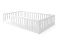 hekje kan alleen zoals op de foto en is niet afneembaar