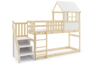 let op onderste speelruimte is geen ebd, er past wel een 90x200 matras zonder lattenbodem