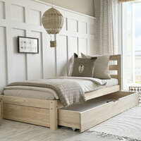 lade op wielen front  18 cm hoog