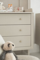 Petite commode 3 laden en 1 deur champagne