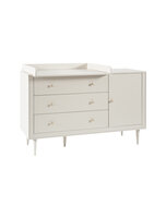 Petite commode 3 laden en 1 deur champagne