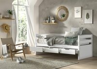 Margrit kajuitbed 90x200 massief grenen wit