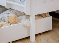 lade op wielen voorbeeld in wit