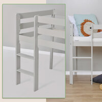 Eco comfort halfhoogslaper 70x160 grenen dove grey