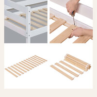 Eco comfort halfhoogslaper 90x200 grenen naturel