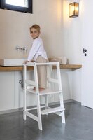 Nature Montessori leertoren massief beuken wit