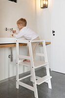 Nature Montessori leertoren massief beuken wit