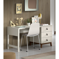 Sezane bureau met laden clay walnoot