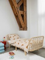 Snurk dekbedovertrek Croissants beige 2 persoons 200x200/220