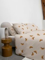 Snurk dekbedovertrek Croissants beige 2 persoons 200x200/220