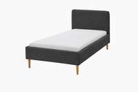 Jip gestoffeerd bed 90x200 antraciet