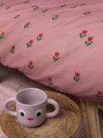 Snurk dekbedovertrek Tulips in bead 2 persoons 200x200/220