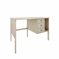 Vintage bureau 3 laden eucalyptus