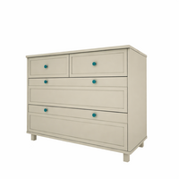 Vintage commode 3 laden eucalyptus