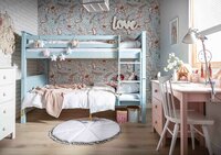 Collect stapelbed paneel deelbaar blauw grenen