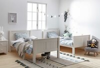 sfeer in wit, deelbaar tot 2 lage bedden