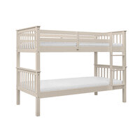 Collect stapelbed spijlen wit 90x200 grenen cashmere
