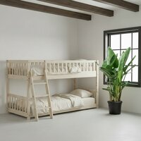 Ortelle deelbaar stapelbed 90x200 naturel 
