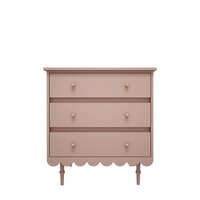 Babushka commode 3 laden pink 