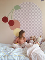 Babushka commode 3 laden 1 deur pink