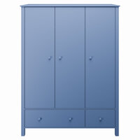 Collect 3 deurs kast blauw