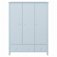 Collect 3 deurs kast licht blauw